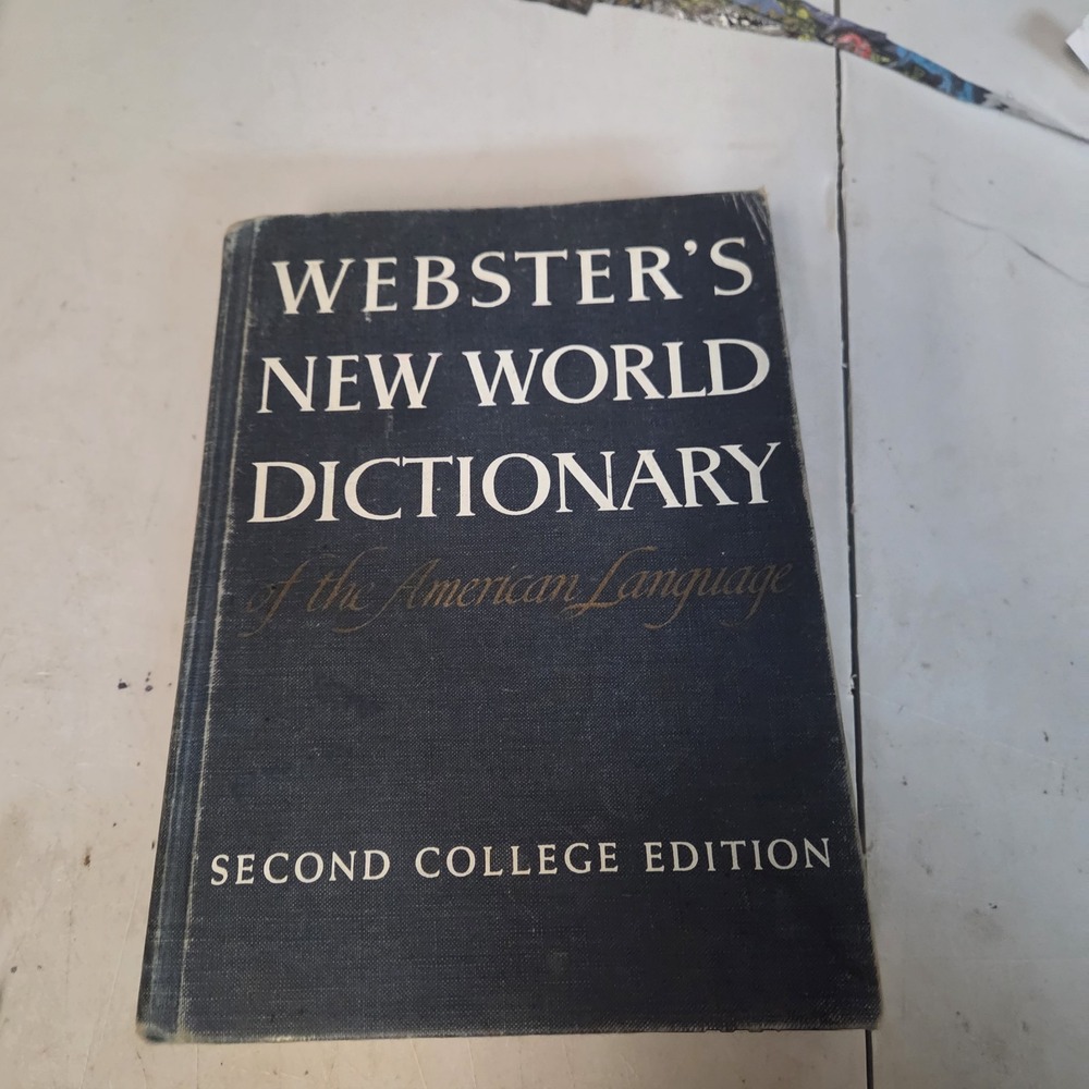 Vintage Webster's New World Dictionary 1970 Second College Edition Homeschool